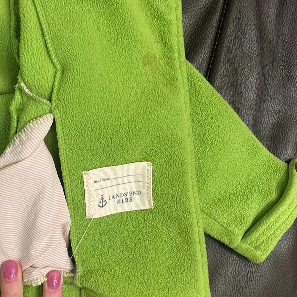 Kids fleece pea coat.